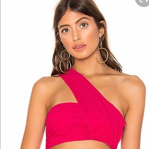 NBD X NAVEN Macie Crop Top in Pink from Revolve